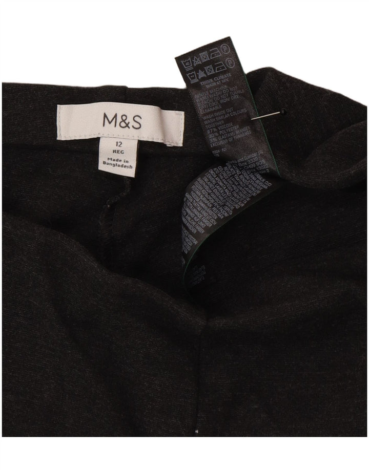 Marks & Spencer Womens Leggings UK 12 Medium  Grey Viscose