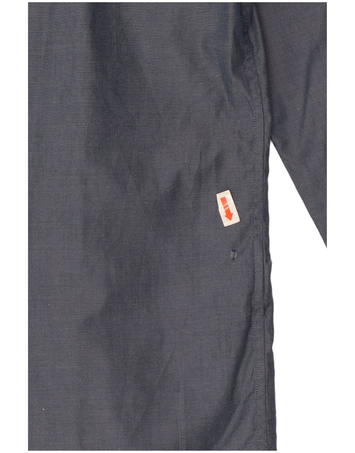 Hugo Boss Mens Shirt Size 16 41 Large Navy Blue Cotton
