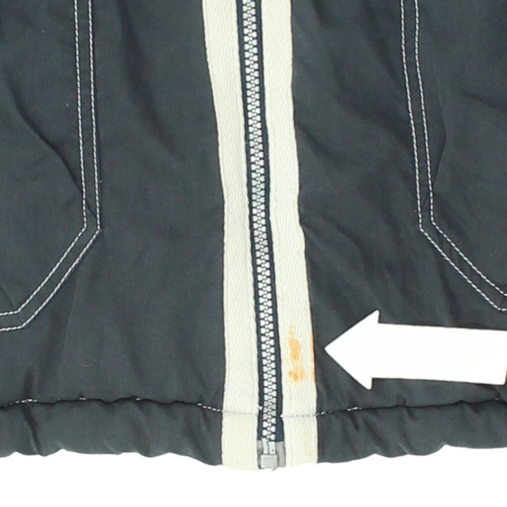 Brugi Mens Navy Padded Ski Jacket | Vintage Designer Winter Sportswear VTG | Vintage Messina Hembry | Thrift | Second-Hand Messina Hembry | Used Clothing | Messina Hembry 