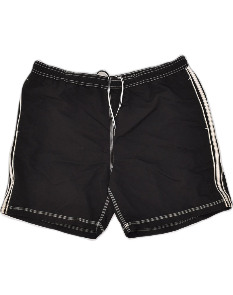 LOTTO Mens Sport Shorts UK 20 2XL Black | Vintage Lotto | Thrift | Second-Hand Lotto | Used Clothing | Messina Hembry 