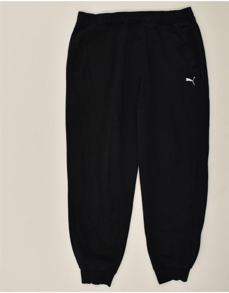 PUMA Mens Tracksuit Trousers Joggers XL Black | Vintage Puma | Thrift | Second-Hand Puma | Used Clothing | Messina Hembry 