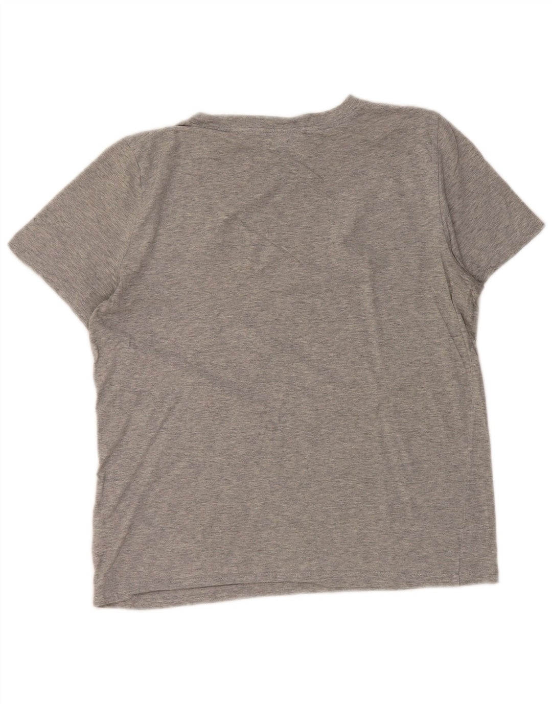 COS Womens T-Shirt Top UK 14 Medium Grey Flecked Cotton
