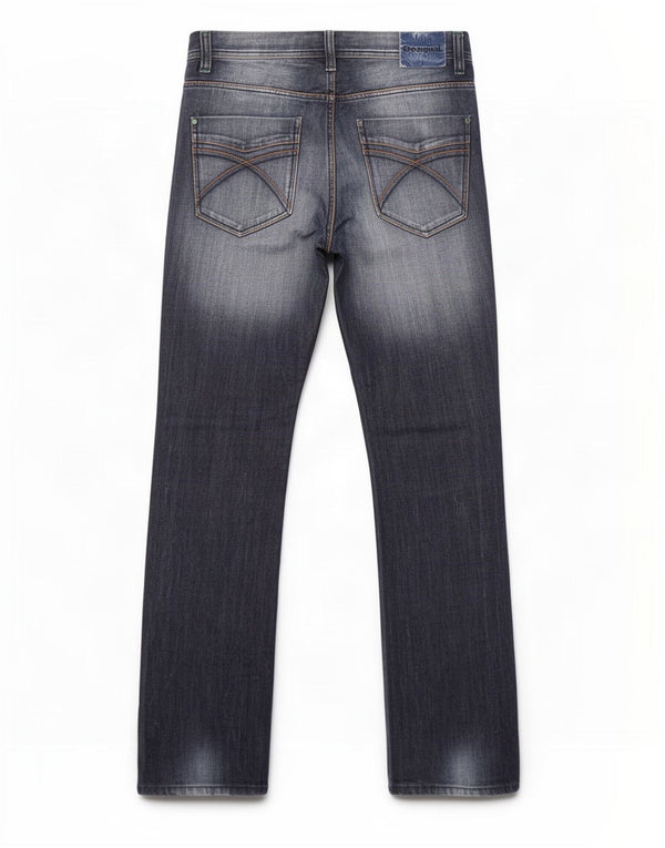 Desigual Mens Distressed Regular Fit Straight Jeans W34 L32 Navy Blue