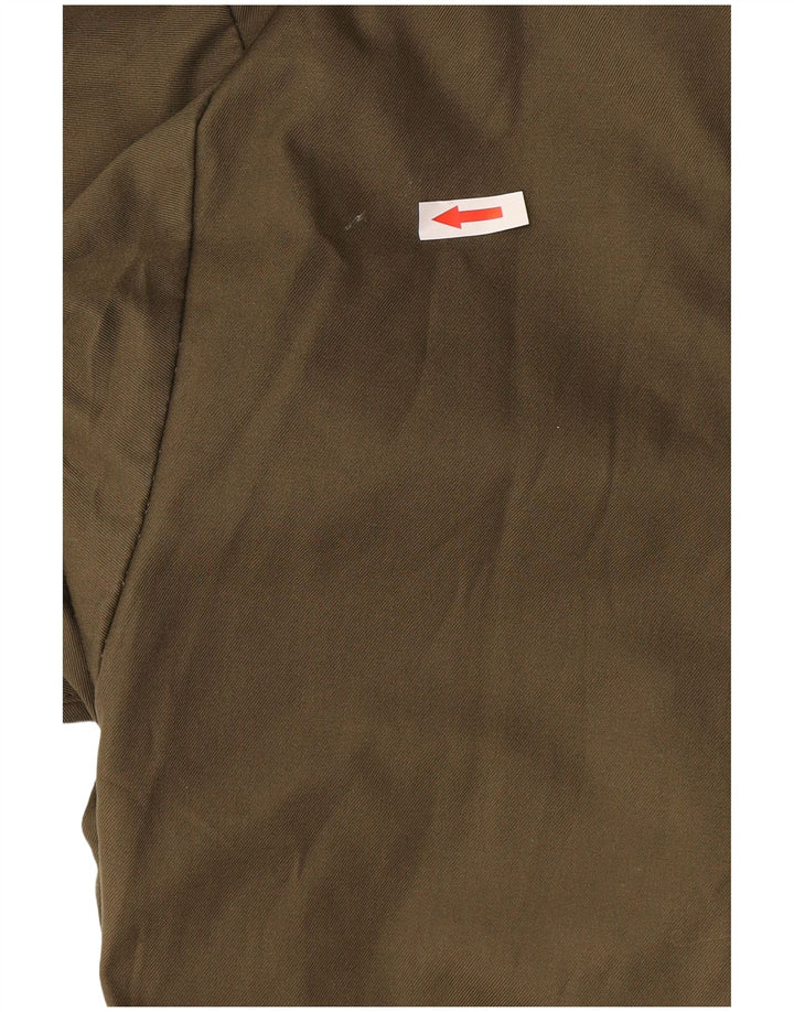 Vintage Mens Military Jacket EU 46 Small Khaki