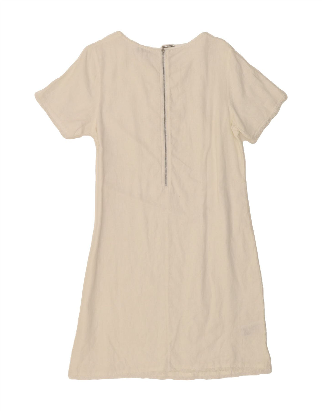 TOMMY BAHAMA Womens Basic Dress UK 10 Small White Linen Vintage Tommy Bahama and Second-Hand Tommy Bahama from Messina Hembry 