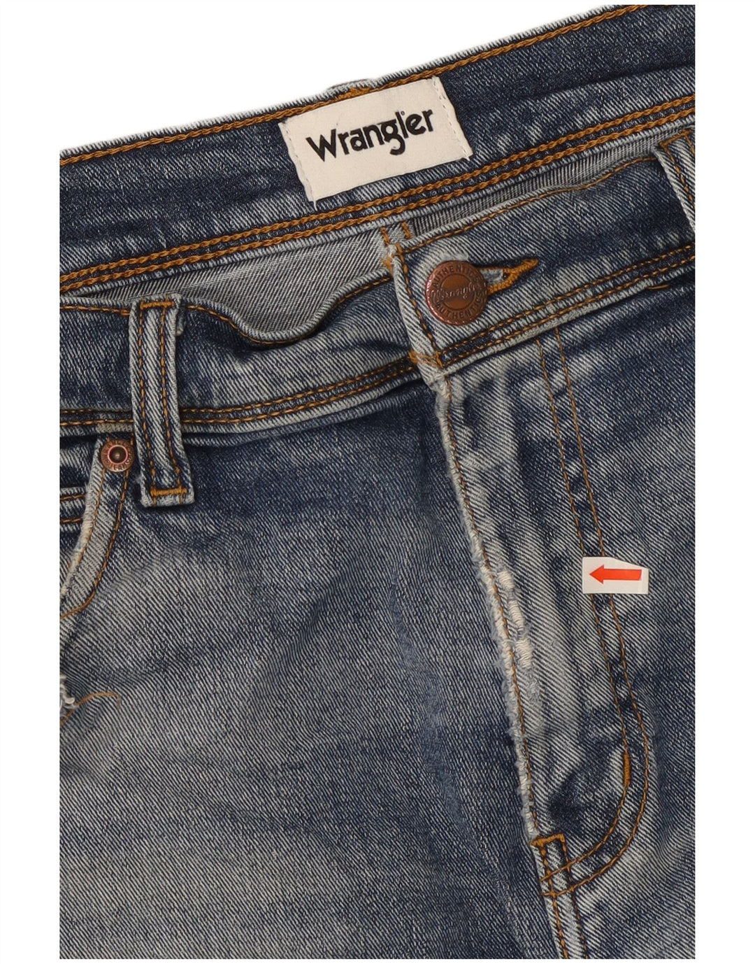 Wrangler Mens Texas Straight Jeans W32 L30 Blue Cotton
