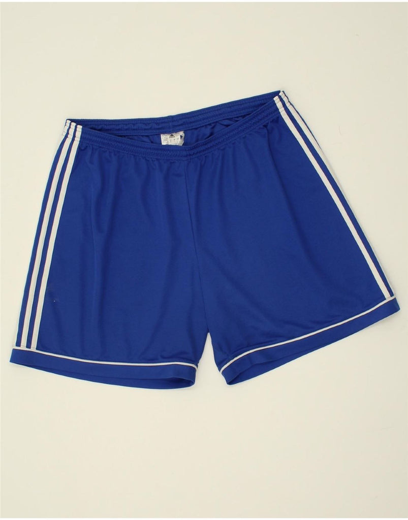 ADIDAS Mens Climalite Sport Shorts  XL Blue Polyester | Vintage Adidas | Thrift | Second-Hand Adidas | Used Clothing | Messina Hembry 