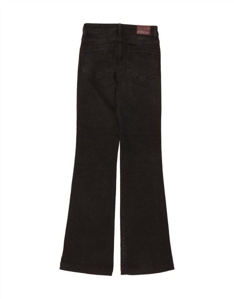 ZARA Womens Flared Jeans EU 36 XS W26 L34 Black Cotton Vintage Zara and Second-Hand Zara from Messina Hembry 