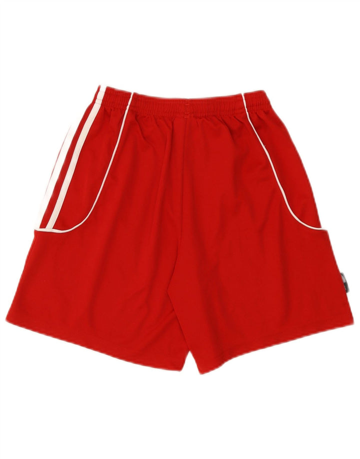 Adidas Boys Climalite Sport Shorts 9-10 Years XS Red Polyester