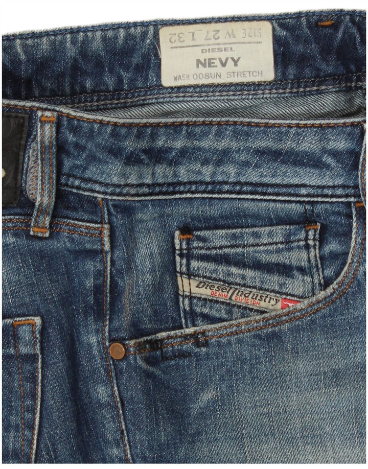 Diesel Womens Nevy Slim Jeans  W27 L32 Blue Cotton