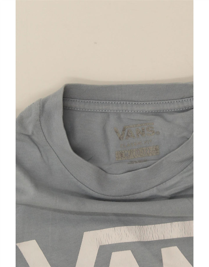 VANS Boys Classic Fit Graphic T-Shirt Top 10-11 Years Medium Blue