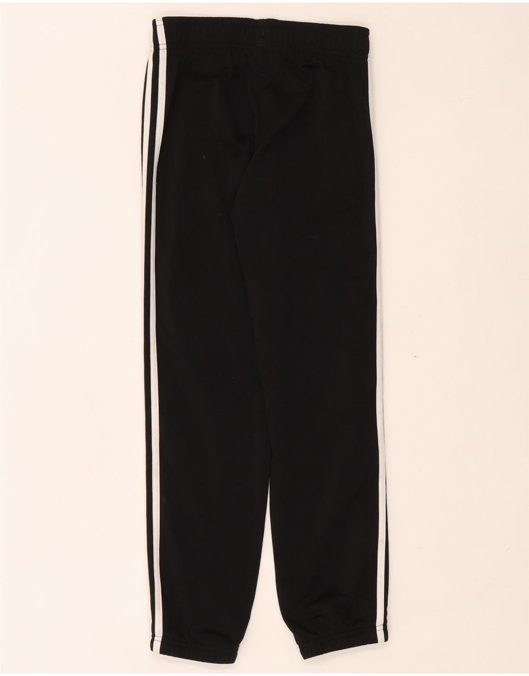 Adidas Boys Tracksuit Trousers Joggers 9-10 Years Black Polyester