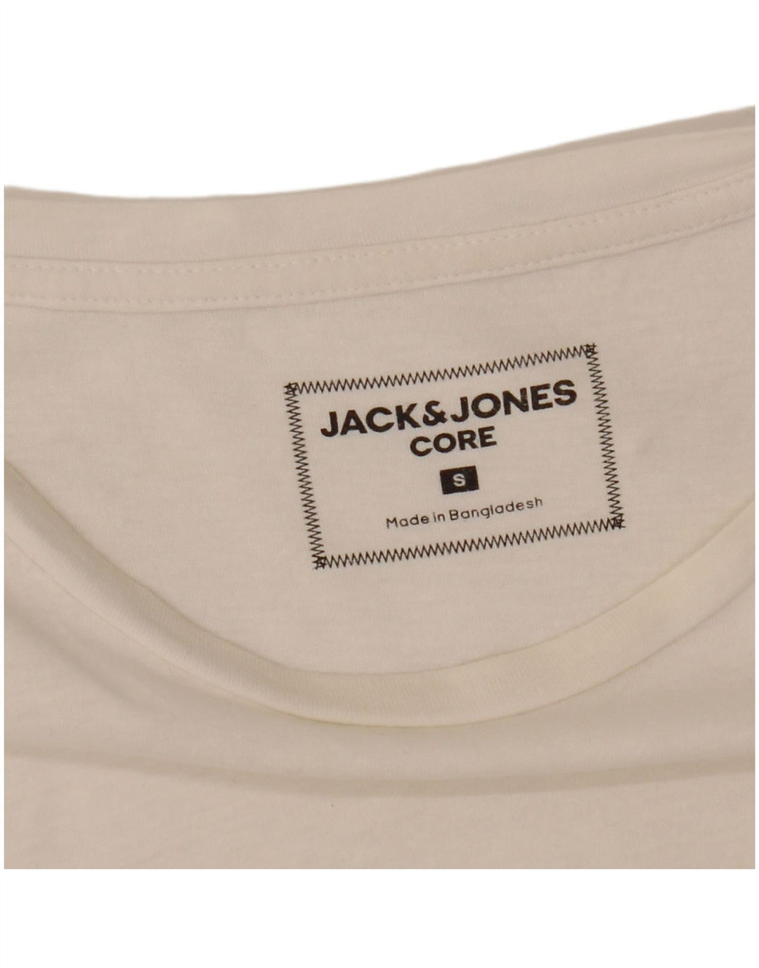 JACK & JONES Mens Core Graphic T-Shirt Top Small White