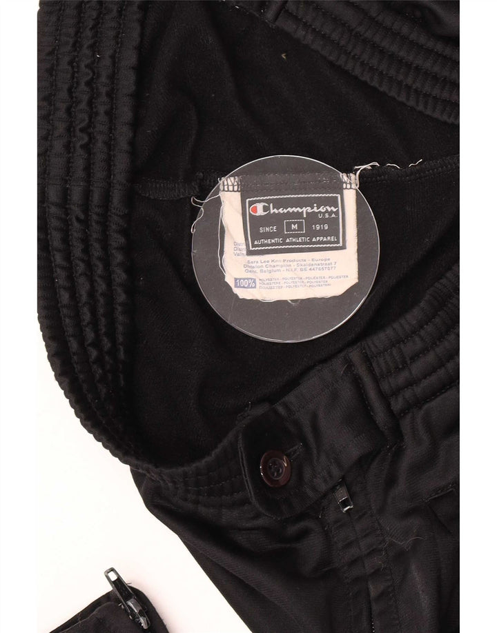Champion Mens Loose Fit Tracksuit Trousers Medium Black Polyester