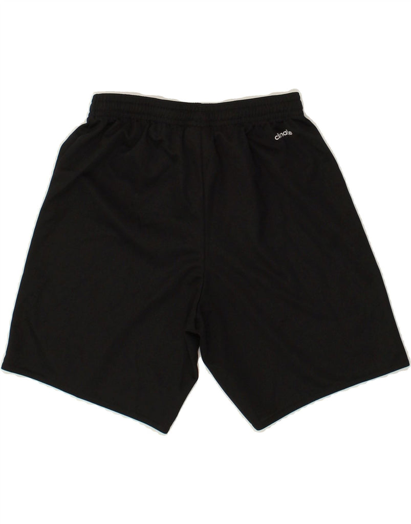 ADIDAS Boys Sport Shorts 11-12 Years Black Polyester | Vintage Adidas | Thrift | Second-Hand Adidas | Used Clothing | Messina Hembry 