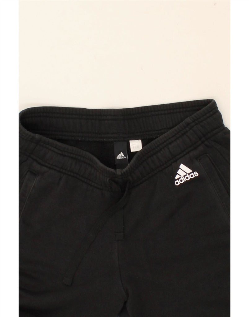 ADIDAS Womens Tracksuit Trousers Joggers UK 14 Medium Black Cotton Vintage Adidas and Second-Hand Adidas from Messina Hembry 