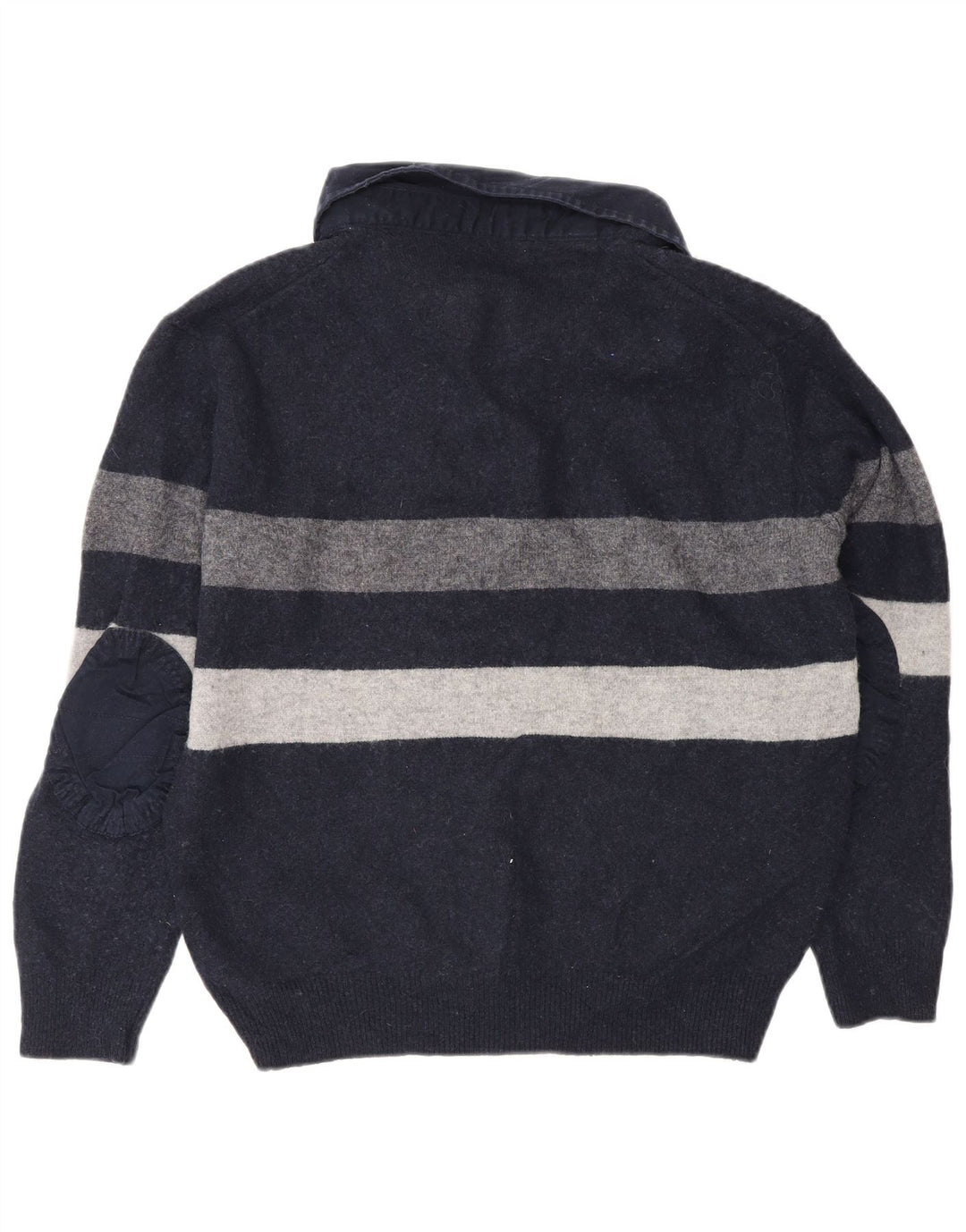 Marks & Spencer Mens Blue Harbour Polo Neck Jumper Sweater Large Navy