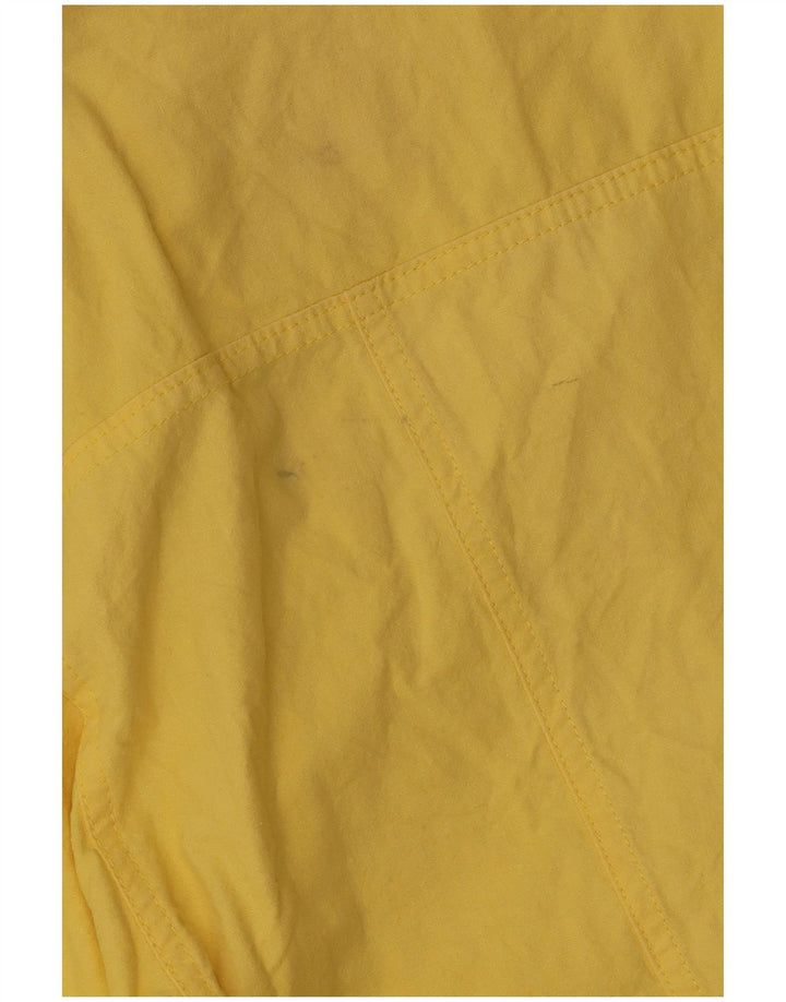 Vintage Mens Bomber Jacket IT 52 XL Yellow Cotton