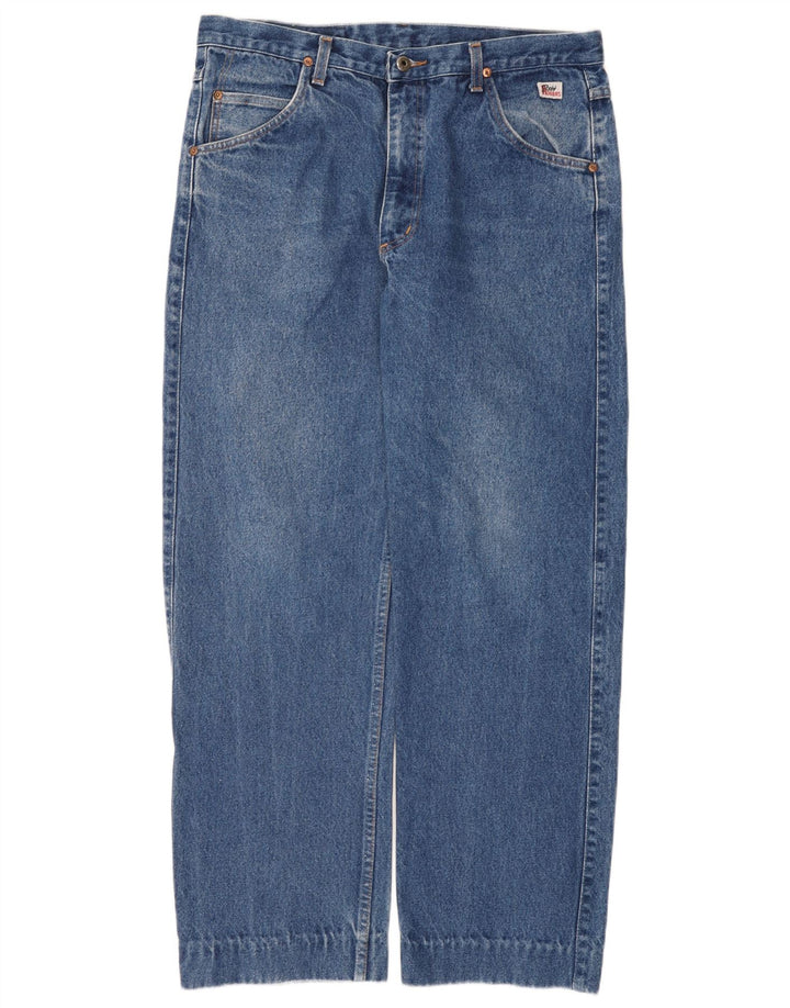 Roy Rogers Mens Straight Jeans W38 L30 Blue