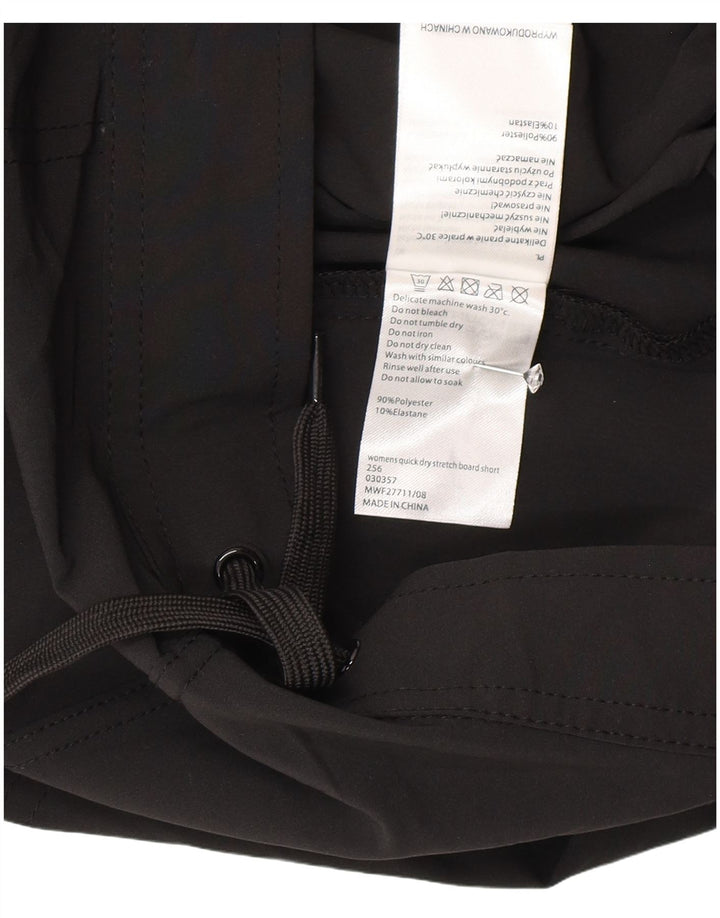 Mountain Warehouse Womens Sport Shorts UK 18 XL Black Polyester