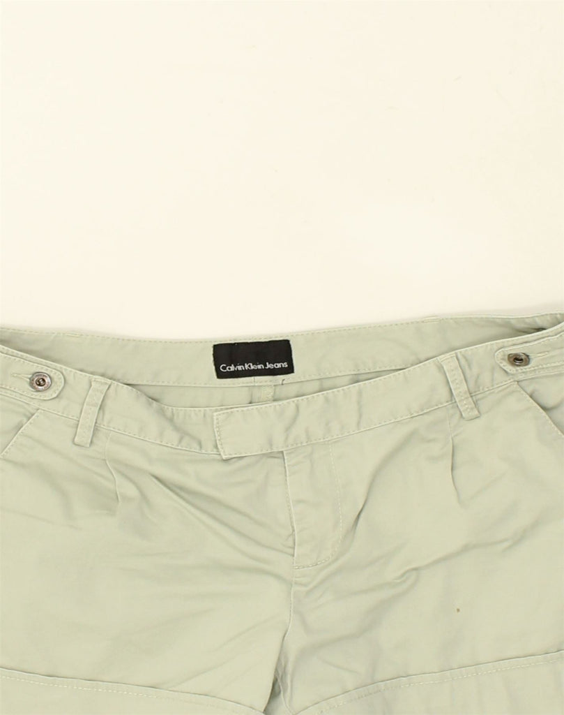 CALVIN KLEIN Womens Hot Pants W32 Large  Grey | Vintage Calvin Klein | Thrift | Second-Hand Calvin Klein | Used Clothing | Messina Hembry 