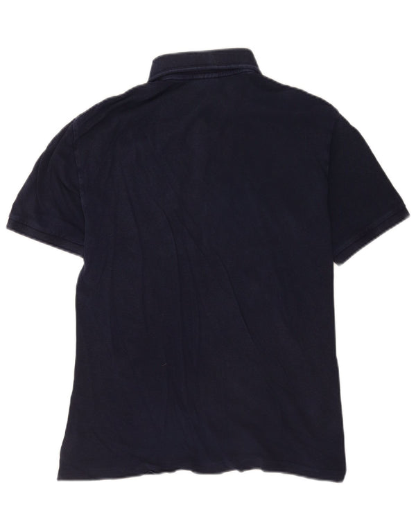 Napapijri Mens Geographic Polo Shirt Small Navy Blue