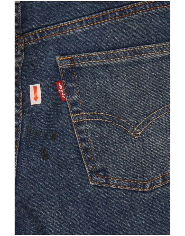 LEVI'S Girls 512 Distressed Slim Jeans 13-14 Years W24 L28 Blue Cotton