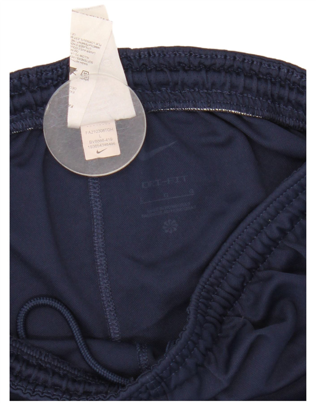 Nike Boys Dri Fit Sport Shorts 12-13 Years Large Navy Blue Polyester