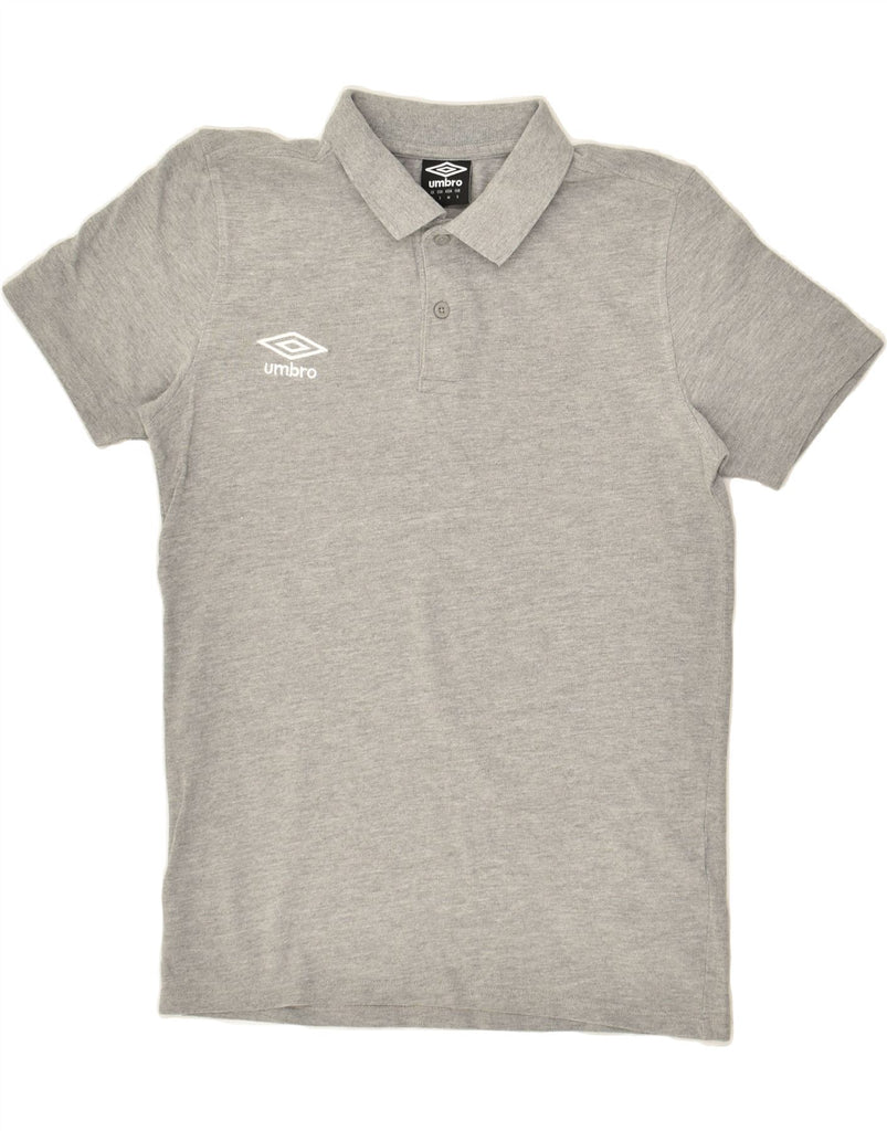 UMBRO Mens Polo Shirt Small Grey Cotton | Vintage Umbro | Thrift | Second-Hand Umbro | Used Clothing | Messina Hembry 