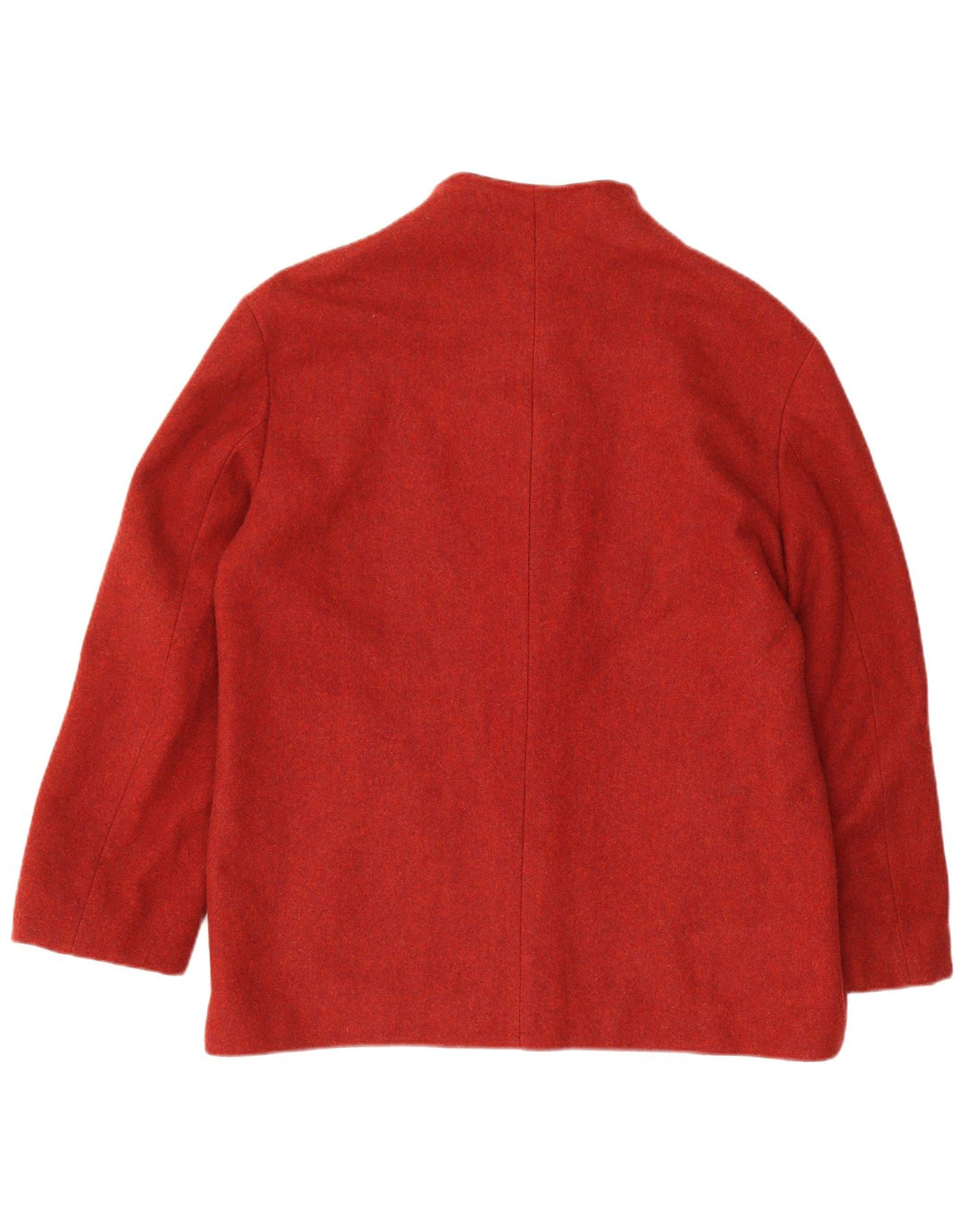 Marks & Spencer Womens Short Oversized Overcoat UK 10 Small Red Flecked