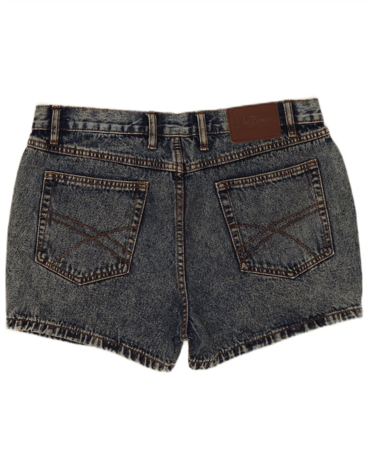 JOHN BANER Womens Denim Shorts W34 Large Blue Cotton