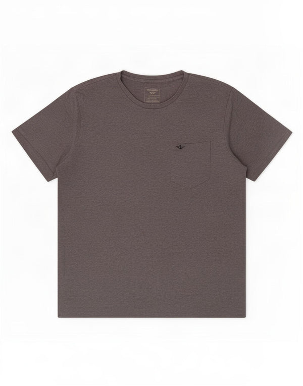 Dockers Mens T-Shirt Top Large Grey Cotton
