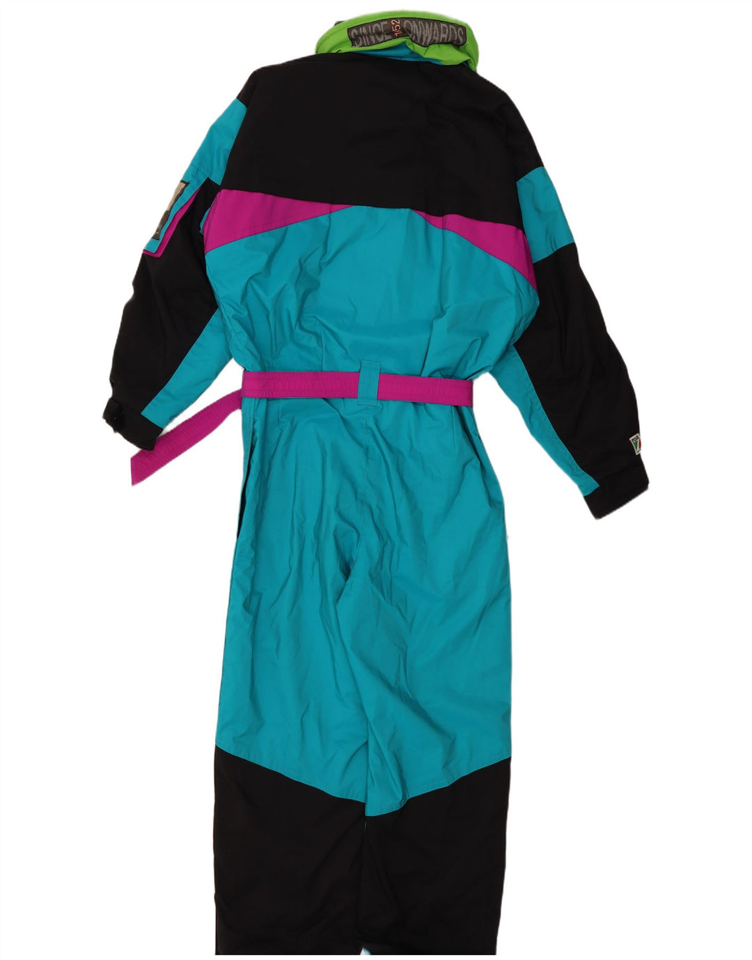 Colmar Mens Loose Fit Ski Jumpsuit IT 50 Medium  Blue Colourblock Polyamide