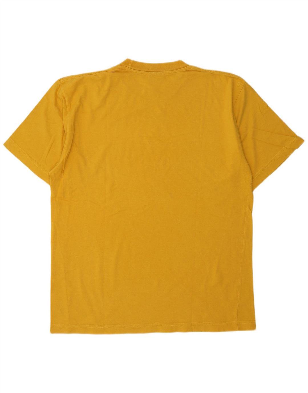 CHAMPION Mens Graphic T-Shirt Top XL Yellow Cotton