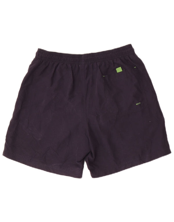 Marks & Spencer Mens Swimming Shorts Medium Navy Blue Polyester