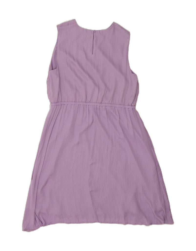 MOSSIMO Womens Sleeveless A-Line Dress UK 18 XL Purple Polyester Vintage Mossimo and Second-Hand Mossimo from Messina Hembry 