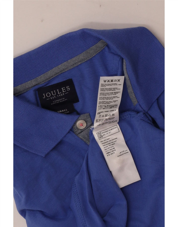 Joules Mens Polo Shirt Small Blue Cotton