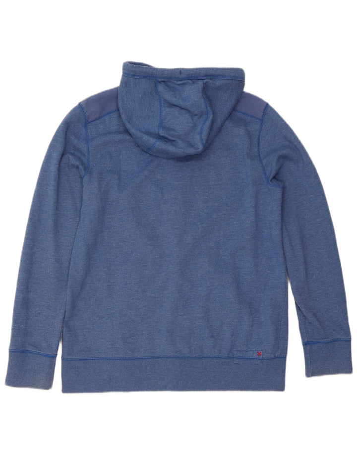 Fat Face Mens Zip Hoodie Sweater Large Blue Cotton
