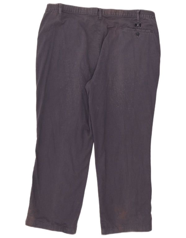 Marks & Spencer Mens Blue Harbour Pegged Chino Trousers W44 L29 Navy Cotton