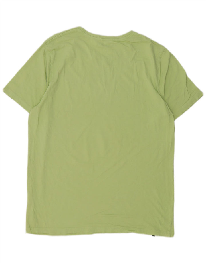 Billabong Mens Graphic T-Shirt Top Large Green Cotton