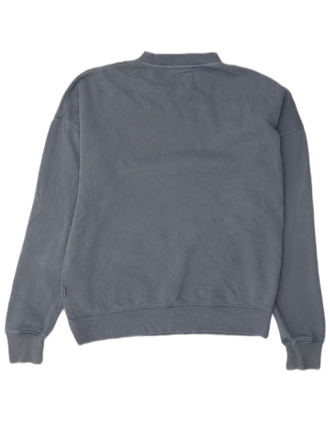 Billabong Womens Sweatshirt Jumper US 6 Medium Blue Cotton