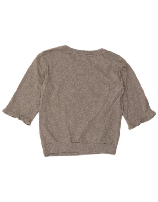 Liu Jo Womens Mickey Mouse Graphic Sweatshirt Jumper IT 38 XS Grey Flecked