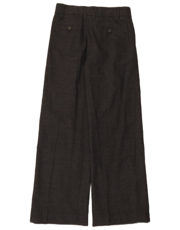 Gap Womens Wide Leg Suit Trousers US 4 Small W30 L32 Grey Wool
