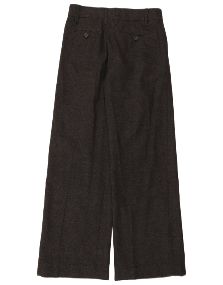 Gap Womens Wide Leg Suit Trousers US 4 Small W30 L32 Grey Wool