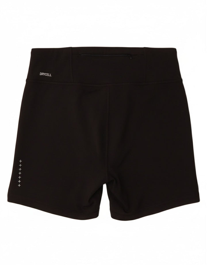 PUMA Womens Sport Shorts UK 12 Medium Black Polyester
