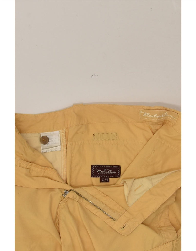 MARLBORO CLASSICS Mens Straight Chino Trousers EU 48 Medium W32 L28 Yellow | Vintage Marlboro Classics | Thrift | Second-Hand Marlboro Classics | Used Clothing | Messina Hembry 