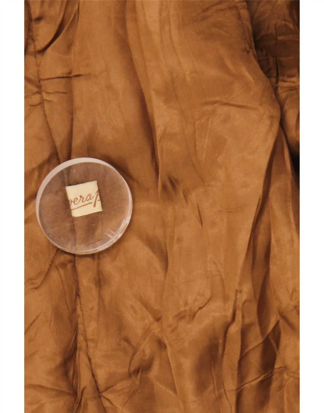 Vintage Mens Leather Coat IT 52 XL Brown Leather