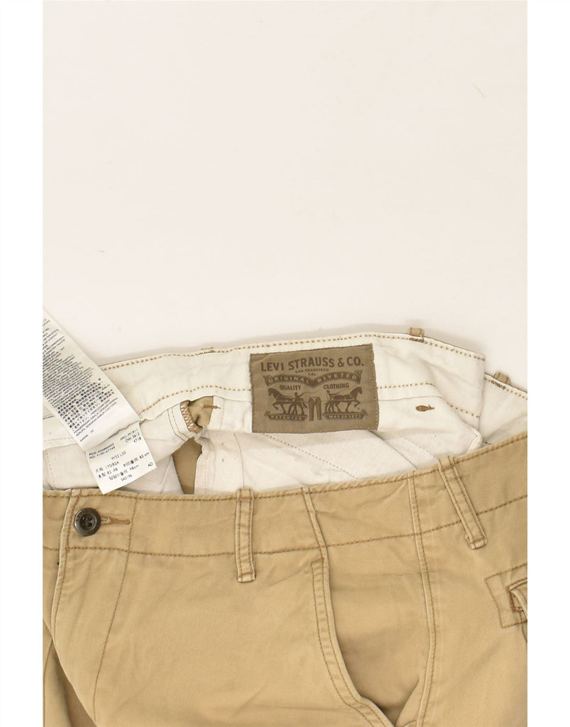 LEVI'S Mens Straight Chino Trousers W32 L30 Beige Cotton | Vintage Levi's | Thrift | Second-Hand Levi's | Used Clothing | Messina Hembry 