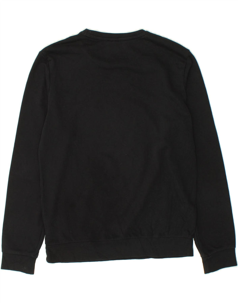 CHAMPION Boys Graphic Sweatshirt Jumper 13-14 Years XL Black Cotton Vintage Champion and Second-Hand Champion from Messina Hembry 