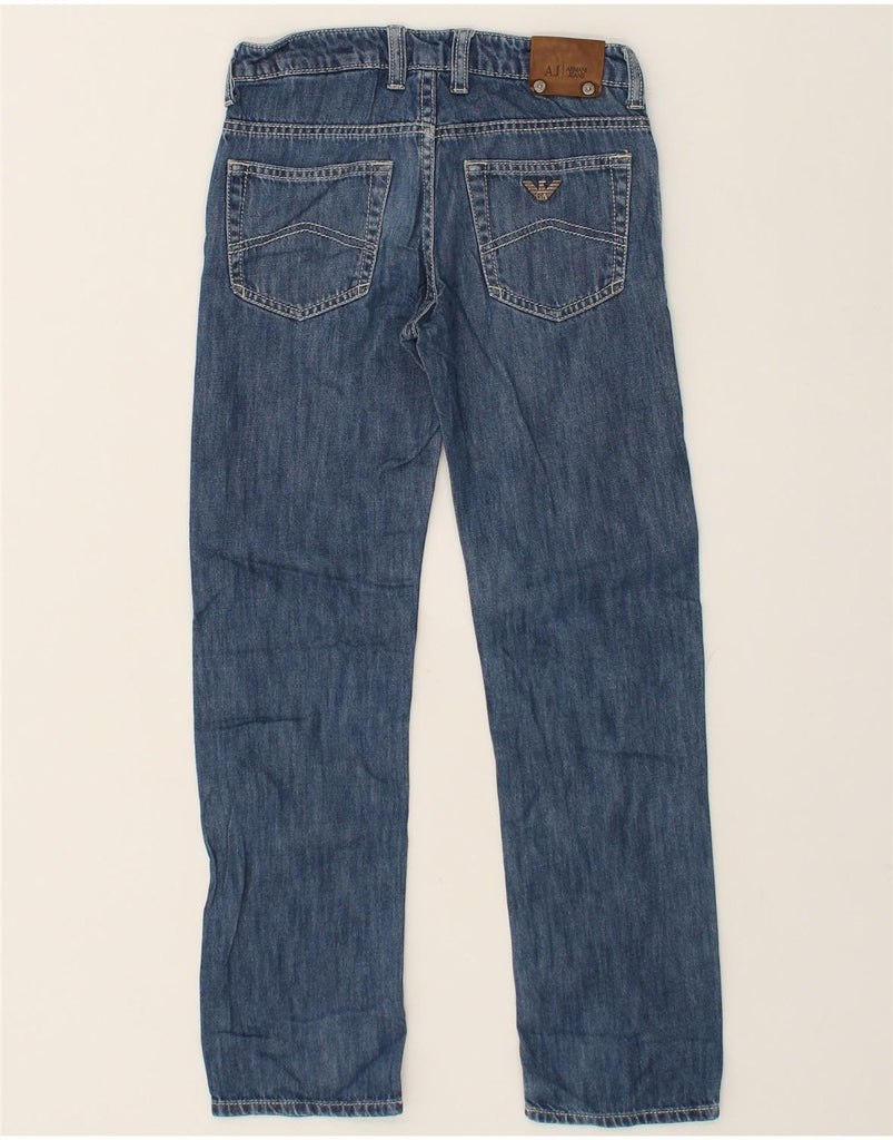 ARMANI Boys Straight Jeans 8-9 Years W24 L24 Blue Cotton | Vintage Armani | Thrift | Second-Hand Armani | Used Clothing | Messina Hembry 